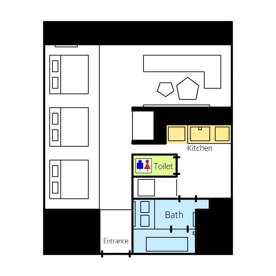 Aparthotel Grand Base Haruyoshi Fukuoka  Exterior foto